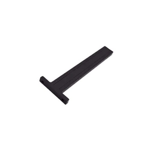 Talpas alumínium támasztó fekete 2m